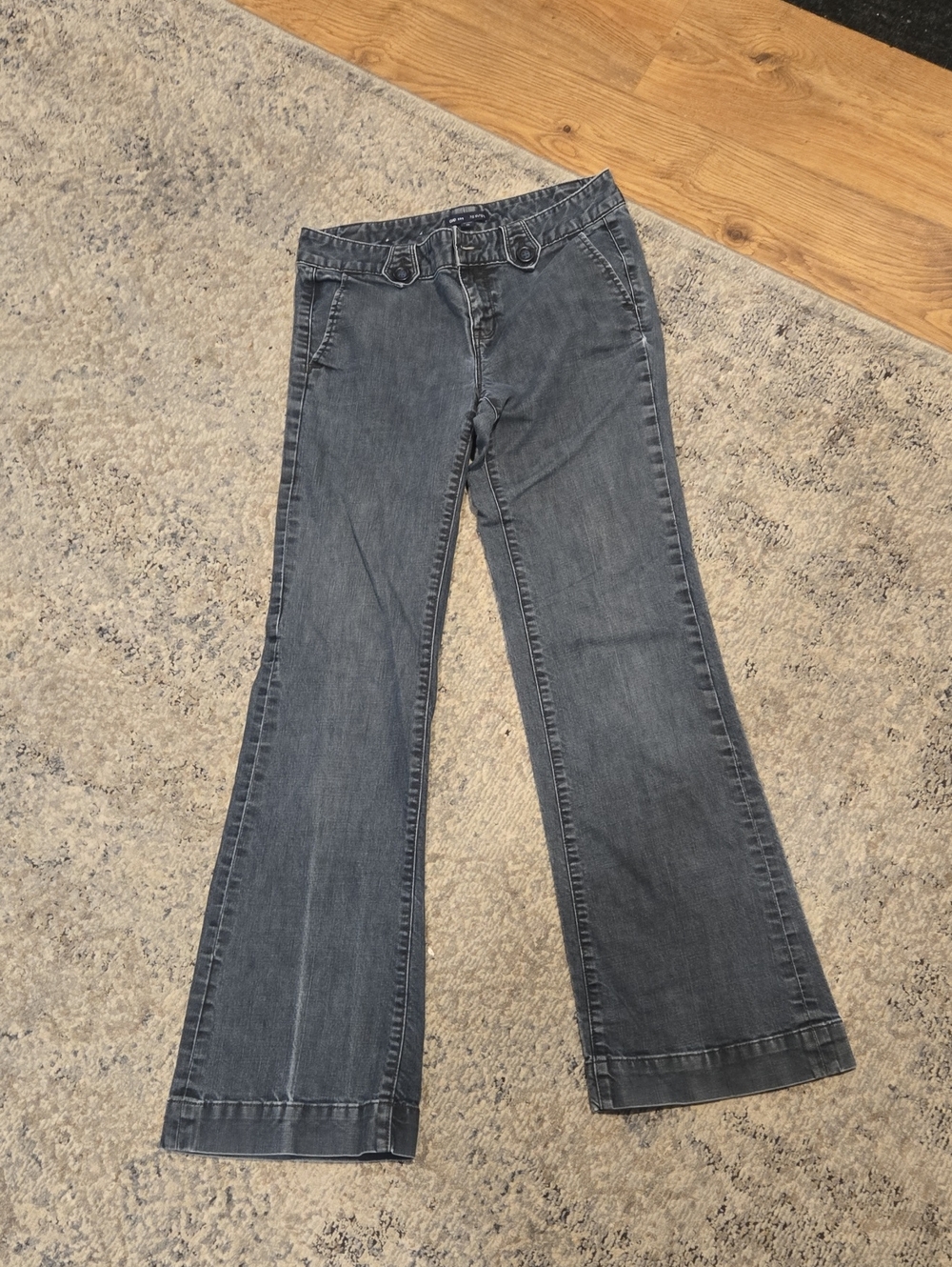 GAP Women's Charcoal Flare Jeans